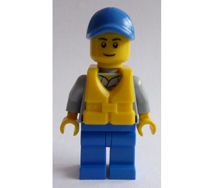 LEGO Kustwacht Crew Member Minifiguur