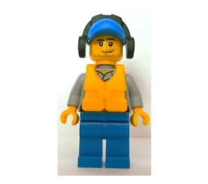LEGO Coast Bewaker Crew Member met Headphones minifiguur