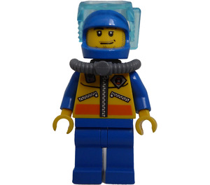 LEGO Kystvagten Diver med Scuba Regulator Minifigur