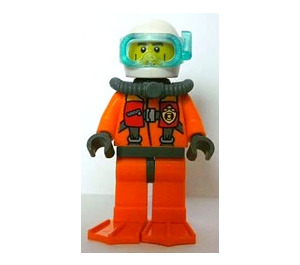 LEGO Coast Garder Helicopter Diver Figurine