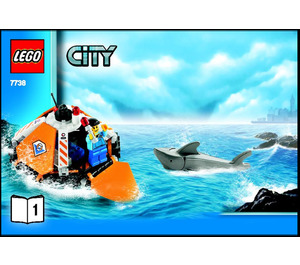 LEGO Coast Bewachen Helicopter & Life Raft 7738 Instructions