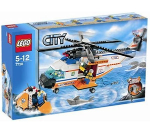 LEGO Coast Garder Helicopter & Life Raft 7738 Packaging