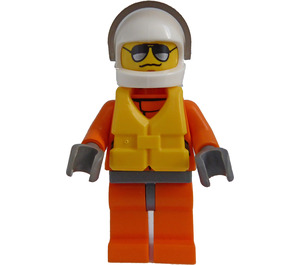 LEGO Kystvagten Helikopter Pilot med Solbriller Minifigur