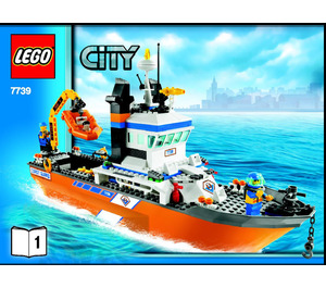 LEGO Coast Guard Patrol Boat & Tower Set 7739 Instructions