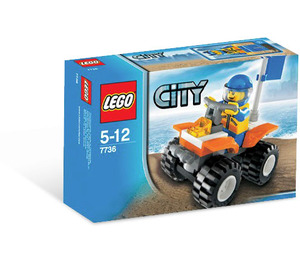 LEGO Coast Bewachen Quad Bike 7736 Packaging