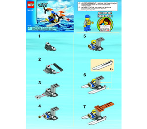 LEGO Coast Guard Seaplane Set 30225 Instructions