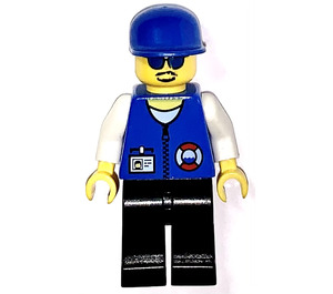 LEGO Kystvakt med Blå Briller Minifigur