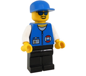 LEGO Coast Guard with Blue Glasses Minifigure
