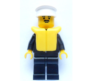 LEGO Coastal Patrol Politie Boat Captain minifiguur