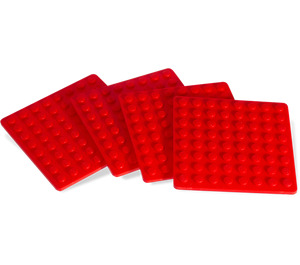 LEGO Coaster Set - Red (850421)