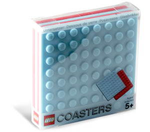 LEGO Coaster Set - Red/Light blue (851846)