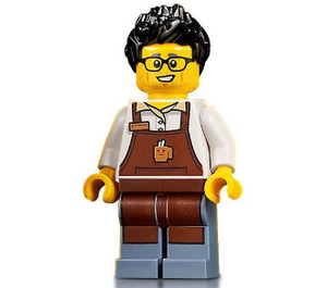 LEGO Coffee Vendor Minifigure