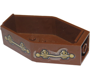 LEGO Coffin with Skulls Sticker (30163)