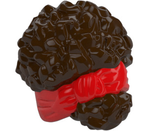 LEGO Coiled Hair with Red Bow (79984)