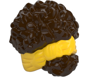 LEGO Coiled Hair with Yellow Bow (79984)