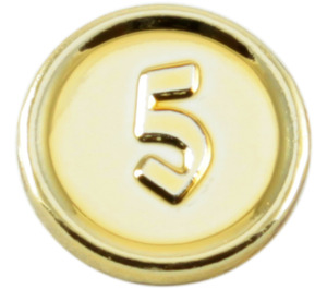 LEGO Coin with 5