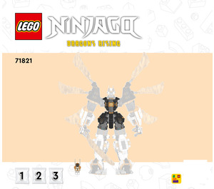 LEGO Cole's Titan Dragon Mech Set 71821 Instructions