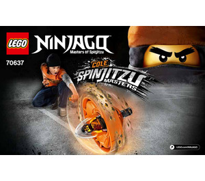 LEGO Cole - Spinjitzu Master 70637 Ohjeet