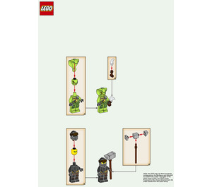 LEGO Cole vs. Lasha Set 112110 Instructions