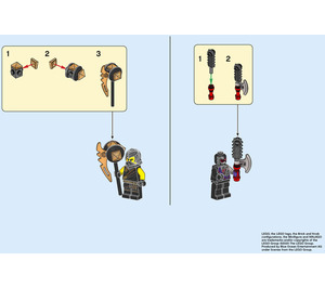 LEGO Cole Vs Nindroid 112005 Instrukce