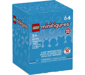 LEGO Collectable Minifigures Series 22 Boîte of 6 random bags 66700
