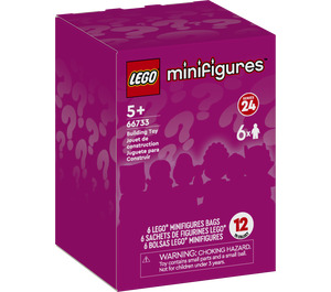 LEGO Collectable Minifigures Series 24 Boîte of 6 random bags 66733