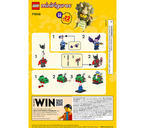 LEGO Collectable Minifigures Series 25 - Box of 6 Set 66763 Instructions