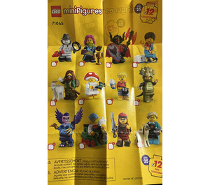 LEGO Collectable Minifigures Series 25 Random Doos 71045-0 Instructions