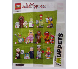 LEGO Collectable Minifigures - The Muppets - Random Bag 71033-0 Instructions