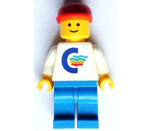 LEGO Color Line Récipient Lorry Driver Figurine