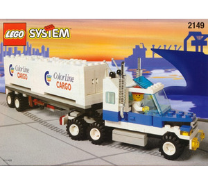 LEGO Color Line Container Lorry 2149 Instructions