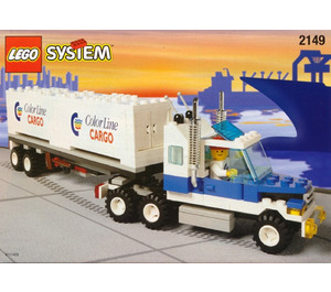 LEGO Color Line Container Lorry 2149 Instructies