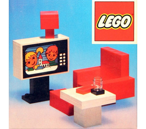 LEGO Colour TV und chair 274