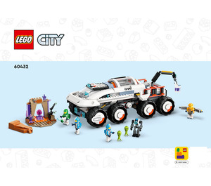 LEGO Command Rover en Kraan Loader 60432 Instructions
