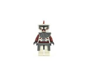 LEGO Commander Fox met Grijs Vizier, Pauldron en Kama Minifiguur