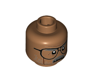 LEGO Commissioner Gordon Minifigure Head (Recessed Solid Stud) (3626 / 29455)