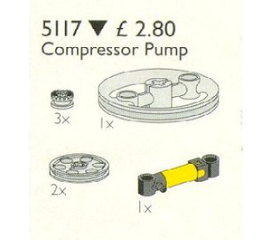 LEGO Compressor Pump for 8868 Set 5117