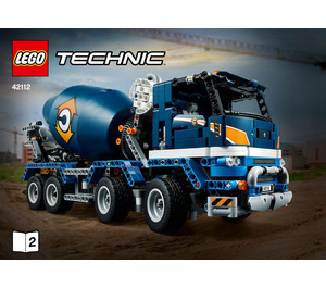 LEGO Concrete Mixer Truck Set 42112 Instructions