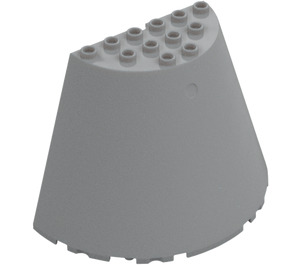 LEGO Cone 5 x 10 x 6 Half Wall (3354 / 29096)