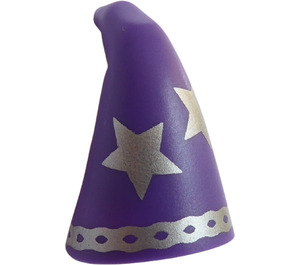 LEGO Cone Hat with Silver Stars (17349 / 56998)
