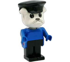 LEGO Constable Clarke Bulldog met Politie Hoed Fabuland Figuur