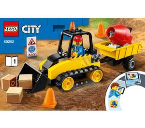 LEGO Construction Bulldozer 60252 Instructions