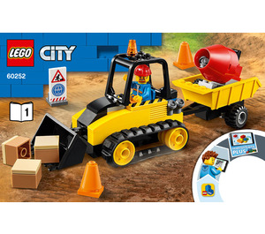 LEGO Construction Bulldozer Set 60252 Instructions