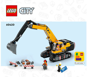 LEGO Construction Excavator  60420 Instruktioner