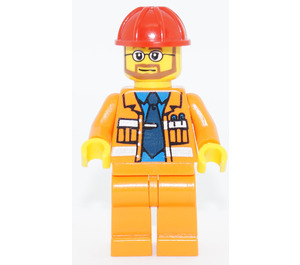 LEGO Konstruktion Foreman Minifigur