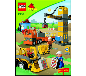 LEGO Bouw Site 4988 Instructions