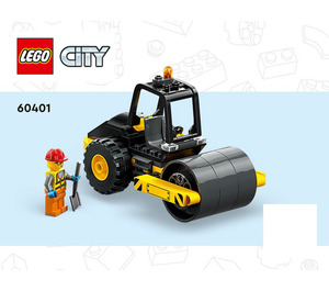LEGO Construction Steamroller Set 60401 Instructions