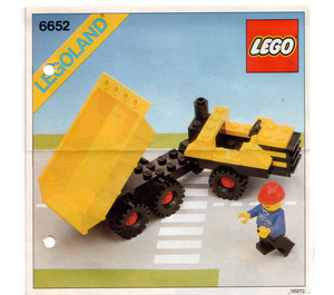 LEGO Construction Truck 6652 Instructions