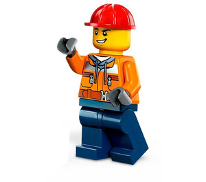 LEGO Bouw Worker, Male (60385) minifiguur