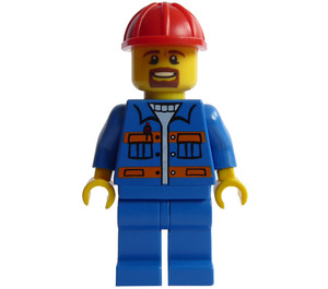 LEGO Bauarbeiter Minifigur